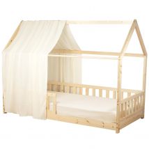 Ciel De Lit Cabane En Gaze De Coton Solo - Sevira Kids
