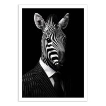 Affiche 30x40 Cm - Zebra Wild Suits - Philippe Hugonnard - Wall Editions