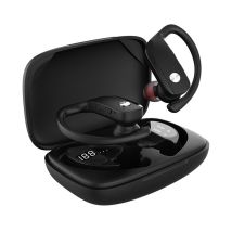 Ecouteurs Bluetooth Réduction De Bruit Led Affichage Double Batterie Noir Yonis - Yonis