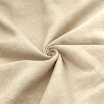 Coupon De Tissu En 100% Lin Lavé - Laize : 130 Cm - Craft Loom