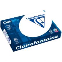 Lot De 5 Ramettes De 500 Feuilles De Papier A4 80g Efc Blanc Clairefontaine - Clairefontaine