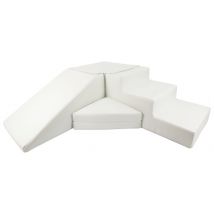 Set De 4 Blocs En Mousse Pour Le Jeu Blanc - Velinda