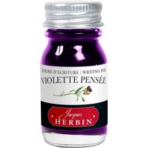 Encre Pour Stylos Plume - Calligraphie - Violette Pensée - Herbin - Flacon 10ml - Jacques Herbin