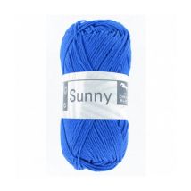 Pelote De Coton À Tricoter Sunny Uni - Cheval Blanc - Ppsc 08 Bleu - Cheval Blanc