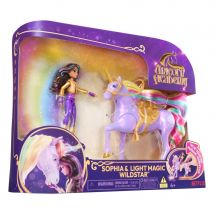 Sophia Et Wildstar Magic Light Unicorn Academy - Spinmaster - Violet - Spin Master