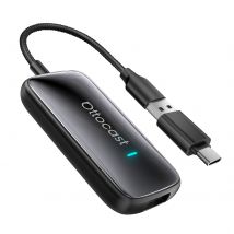 Avizar Adaptateur Sans Fil Ottocast Usb Et Usb-c Pour Carplay Et Android Auto Noir