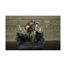 Indiana Jones : Les Aventuriers De L'Arche Maudit - Statuette Deluxe Gallery Escape With Idol 2 - Diamond Select Toys