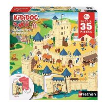 Puzzle Enfant Des 4 Ans - Puzzle Kididoc - Chateaux Forts Et Chevaliers - Nathan