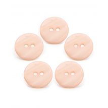 Lot De 5 Boutons Nacre Colorée - Ppy