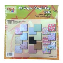 Papier - Pour Scrapbooking - Thème Bébé Naissance - 24 Feuilles - 30,5x30,5cm - Generic