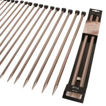 Aiguilles À Tricoter Prestige Or Rose Aluminimum 40cm - MyMercerie