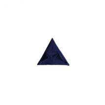 Ecusson Thermocollant Mouche Triangle Brodé Bleu 2x2cm - My mercerie