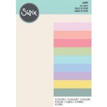 10 Feuilles De Feutrine Pastel - Sizzix Scrapbooking