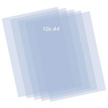Lot De 10 Feuilles Mylar A4 Pour Pochoir - Epaisseur 0,2 Mm - Qbix - HQ
