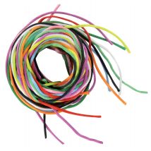 Cordon En Satin 2 Mm 2 M Assortiment De 10 Fils - Megacrea DIY
