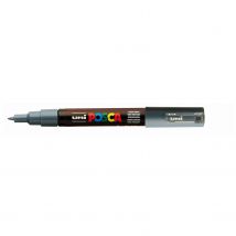 Lot De 12 Marqueurs Pointe Conique Extra-fine Posca Pc1mc 0,7 - 1mm Gris Ardoise Posca - Posca