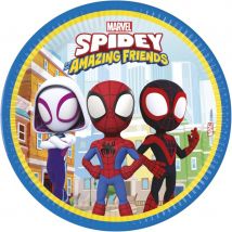 8 Assiettes Spidey - Annikids