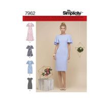 Patron Simplicity 8292 Robe Femme Taille N°fr 42-50