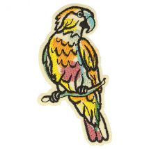 Ecusson Thermocollant Couleur Nature Perroquet 3,7cm X 6,7cm - My mercerie