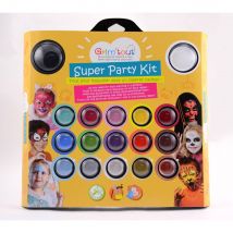 Coffret Maquillage Pour Enfant Super Party Kit 17 Couleurs - Grim'tout