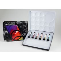 Aquarelle Qor Set Découverte 6 Couleurs Vives - Golden