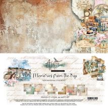 6 Papiers Scrapbooking 30 X 30 Cm Alchemy Of Art Memories From The Trip - Art Alchemy