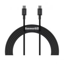 Baseus Câble De Charge Et Transfert Usb-c-usb-c 100w 2m Noir