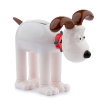 Figurine - Wallace Et Gromit - Chien Gromit - Humour - Décoration - 9cm Hauteur - PUCKATOR