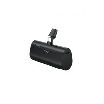 Force Power Powerbank 5000 Mah Pd 20w Avec Connecteur Usb-c Intégré Et Indicateurs Led Noir