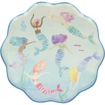 8 Assiettes Sirènes - Meri Meri