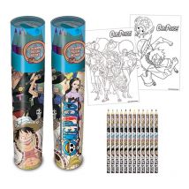One Piece - Pack 15 Crayons De Couleur Whole Cake Island - Divers