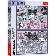 Puzzle 200 Pièces - 2 Puzzles - Les Méfaits De Kuromis - Hello Kitty - Trefl