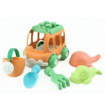 Set De Plage & Jardin - 6 Pièces, Voiture En Paille De Blé - Magni