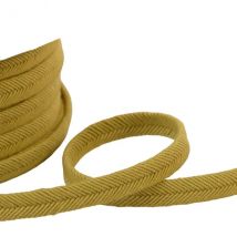 Bobine 20m Double Cordon Fils 10mm Vert/beige - My mercerie