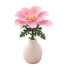 Pivoine Décorative À Construire En Briques – Fleur Diy 74 Pièces, Décoration Intérieure Originale À Exposer - Shop-story