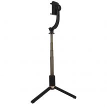Perche Smartphone 2 En 1 Stabilisateur Télécommande Bluetooth Série Q08 Noir - Avizar