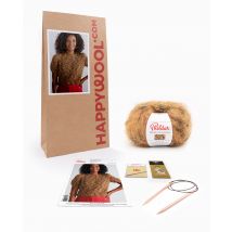 Kit Tricot Pull Mohair Berenice Fauve 50/52 - Phildar