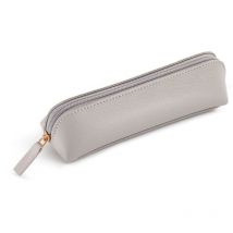 Trousse - Ovale - Simili Cuir - Gris - 1 Compartiment - 19x30x5,5cm - Miquelrius - Agipa