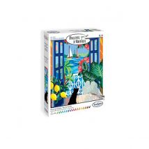 Palette D'Artiste – Le Chat A La Fenetre - Sentosphere - Bleu - Sentosphère