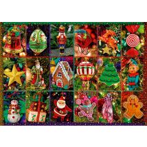 Puzzle 1000 Pièces - Festive Ornaments - Bluebird Puzzle