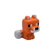 Minecraft - Figurine Anti-stress Mega Squishme Série 3 Renard 15 Cm - Just Toys