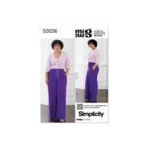 Pantalon Pour Jeunes Femmes Par Mimi G Style Taille N°fr 46-54 - Simplicity