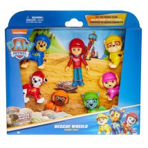 Multipack De 7 Figurines Rescue Wheels La Pat' Patrouille - Spin Master