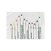 Lot De 12 Stylos Pour Tissus Kearing – Marqueurs Permanents Pour Textile Multicolore Vendu Par 50 Cm - Distrifil