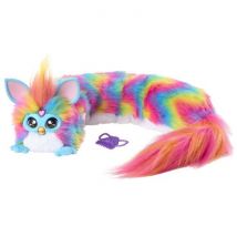 Furby Dj Furby, Peluche Douce Électronique Arc-en-ciel Interactive Avec Musique, Lumieres, Mouvements Et Jeux, Parle Français Et Fur - Hasbro