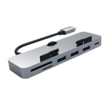 Satechi Hub Type-c Pour Imac Modèle Pro Clamp Lecteurs De Carte Sd/micro Sd Gris