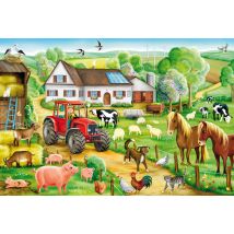 Puzzle 100 Pièces - Joyeuse Ferme - Schmidt Spiele