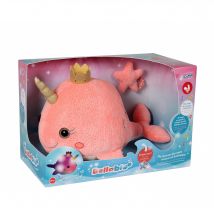 Peluche - Bellabloo Le Narval Musical Et Lumineux - 35 Cm