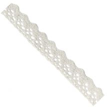 Fabric Tape Ruban Dentelle Adhésif Blanc 1,5 Cm X 1 M - Megacrea DIY