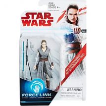 Figurine Star Wars Force Link 2.0 : Rey 9.5 Cm - Entrainement Jedi - Hasbro - C1504 - Star Wars